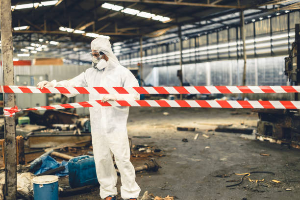 Professional Crime Scene Cleanup technician working in Stockton, NJ